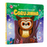 Livro infantil "Corujinha | Dedoches Fofinhos" da Ciranda Cultural, capa verde com coruja de pelúcia. — Plenitude
