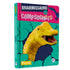 Livro infantil Braquiossauro Versus Compsognato Pop-Up!, capa colorida com dinossauros. — Plenitude