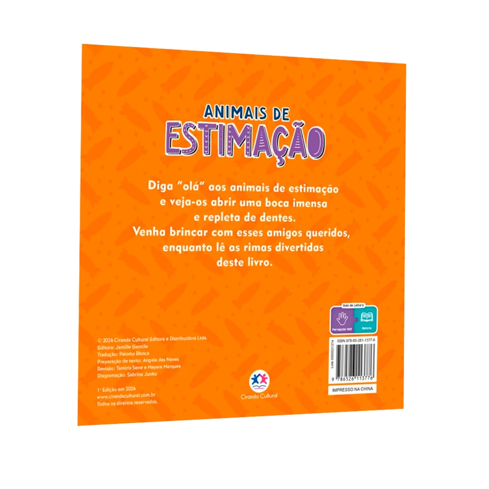 Livro Toque, Sinta e Sorria | Animais de Estimação | Ciranda Cultural