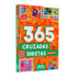 Livro 365 Cruzadas Diretas Nível Difícil II, capa laranja e verde com ilustrações geométricas e palavras cruzadas. — Plenitude