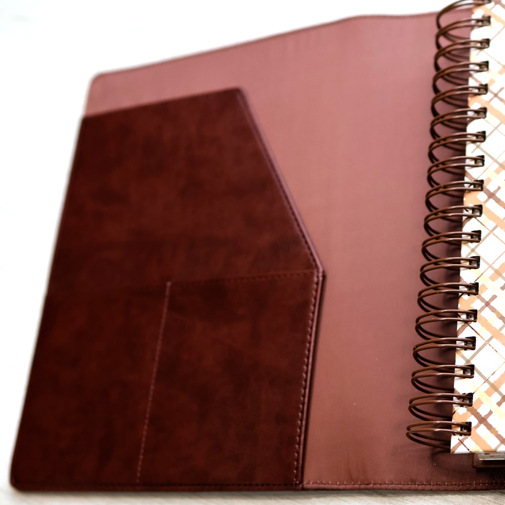 Meu Plano Perfeito | Capa Dura Couro Soft Xadrez