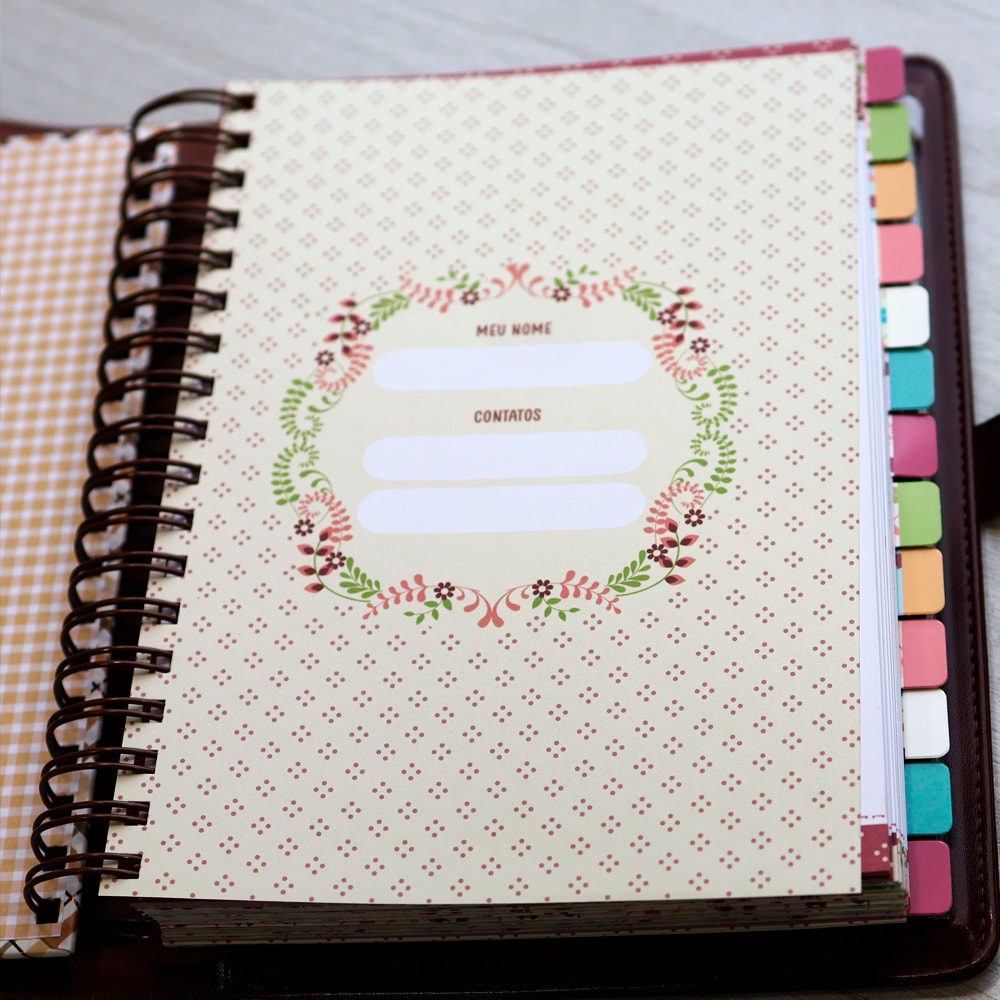 Meu Plano Perfeito | Capa Dura Couro Soft Xadrez