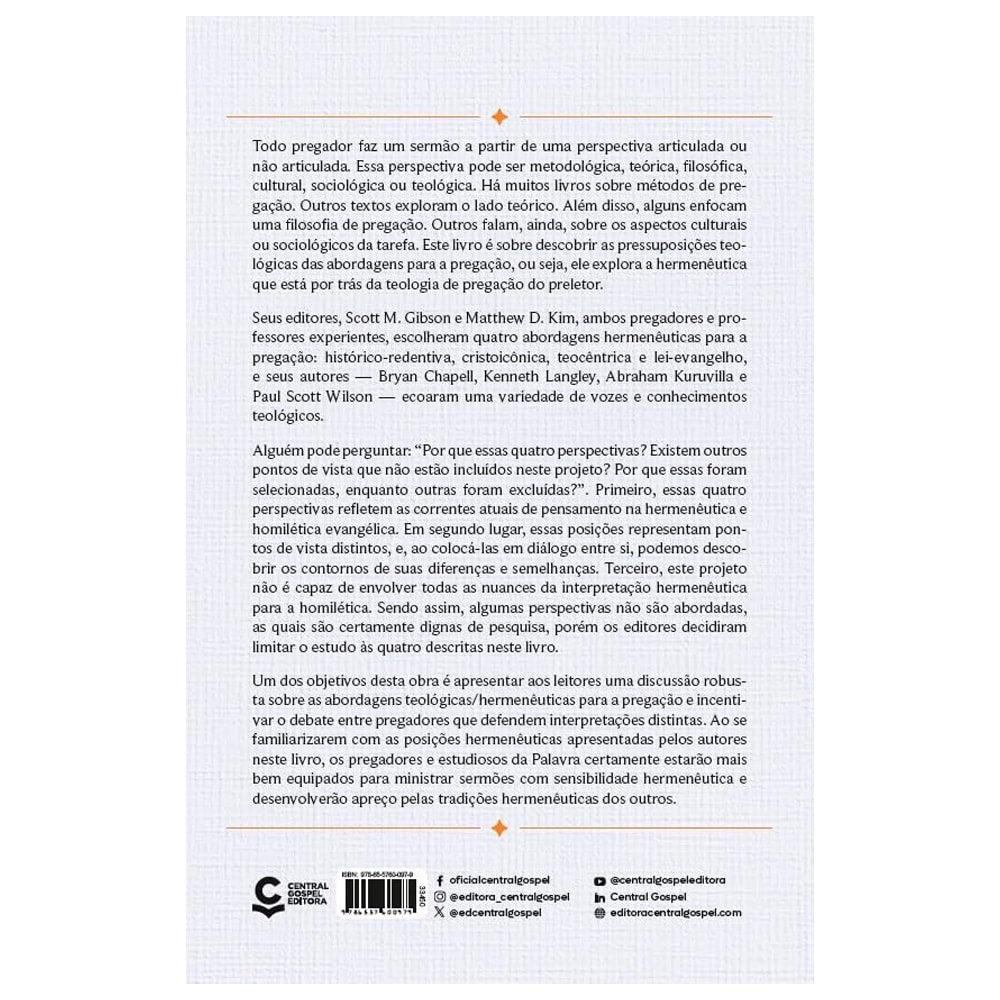 Homilética e Hermenêutica | Scott M. Gibson e Mathew D. Kim