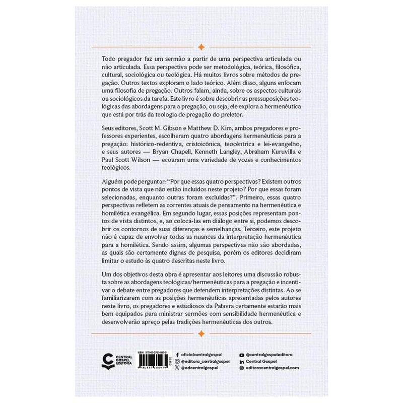Homilética e Hermenêutica | Scott M. Gibson e Mathew D. Kim