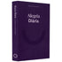 Livro Devocional Alegria Diária, capa roxa escura com título em branco. — Plenitude