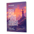 Livro Devocional Meu porto seguro de Ricardo Albuquerque, capa com ilustração de farol ao pôr do sol. — Plenitude