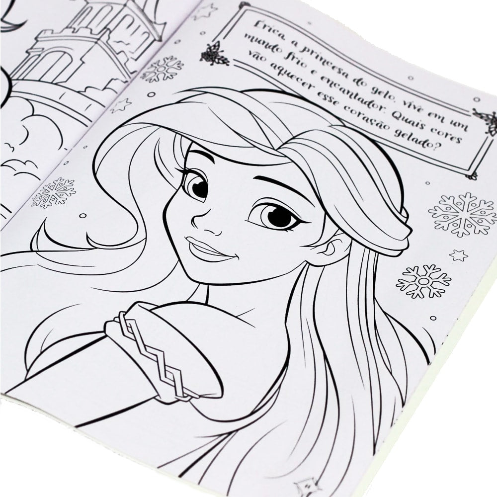 Princesas | Colorindo Com Lápis Arco-Íris