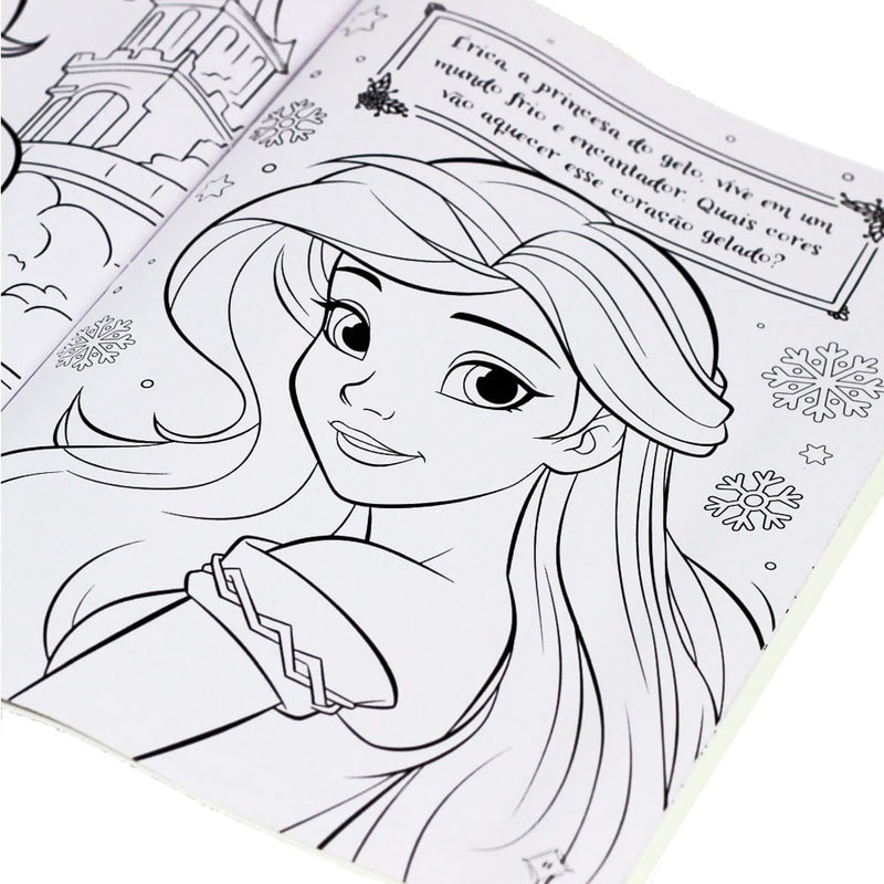 Princesas | Colorindo Com Lápis Arco-Íris