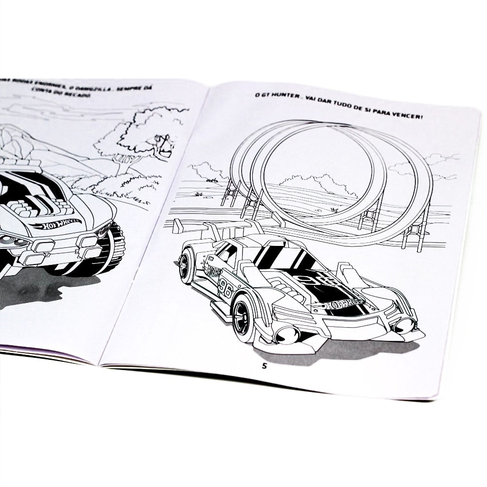 Hot Wheels | Colorindo Com Lápis Arco-Íris