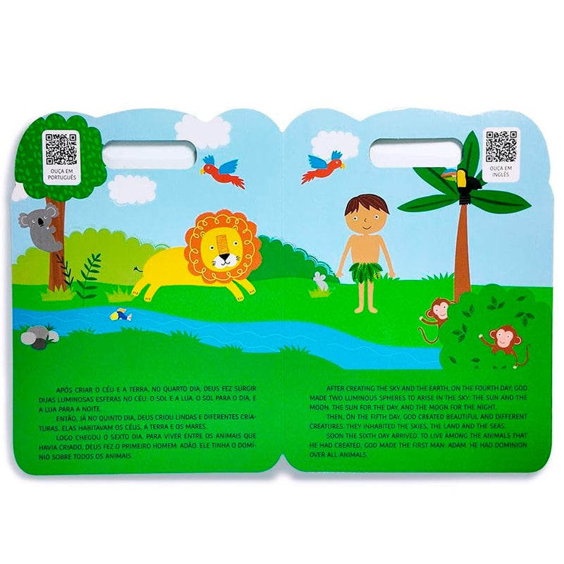 A Criação | QR Codes de Narrações em Inglês e Português