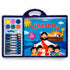 Kit Aquarela Com Giz Bíblicos da Livros Magic, estojo vermelho com livro de colorir, 8 gizes de cera e 6 aquarelas. — Plenitude