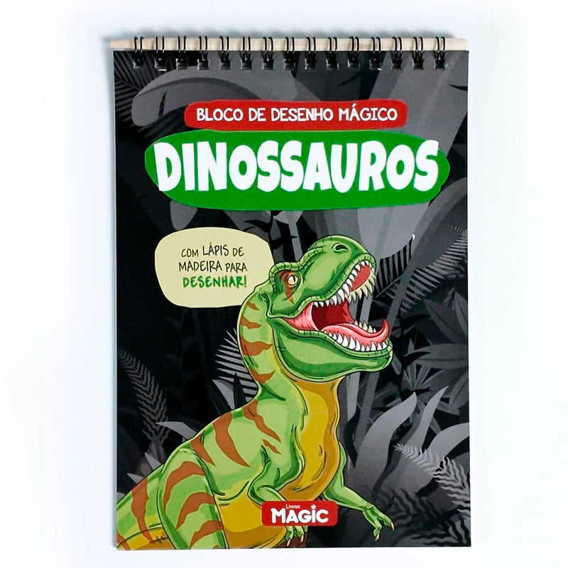 Dinossauros |  Bloco de Desenho Mágico