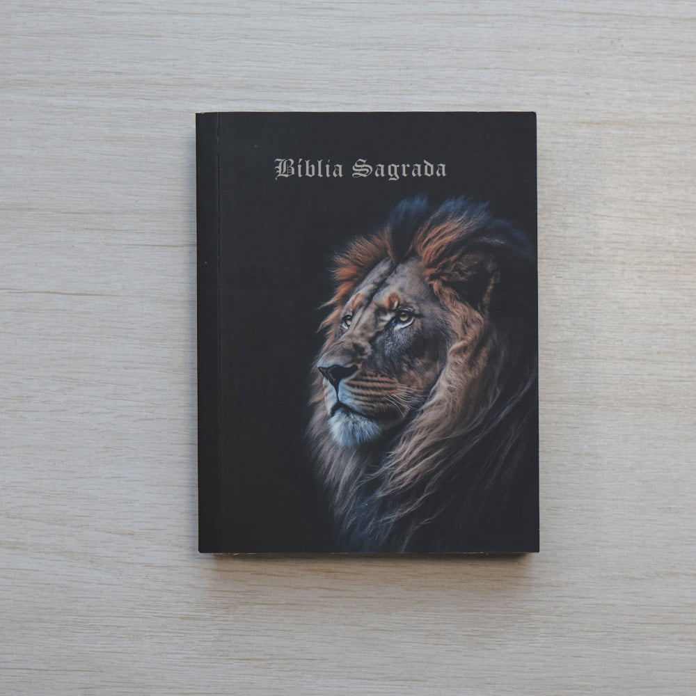 Bíblia Sagrada Pequena | ARC | Capa Brochura Leão Alteza