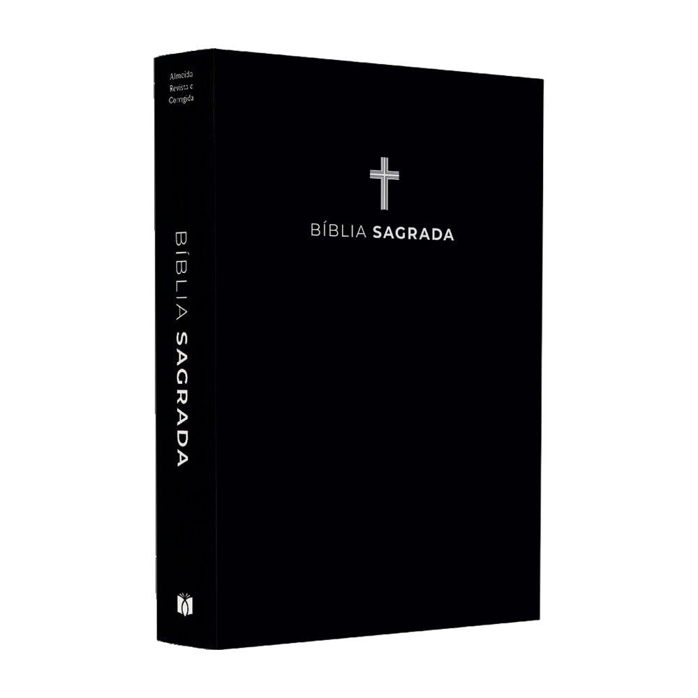 Bíblia Sagrada Pequena | ARC | Capa Brochura Cruz Preta