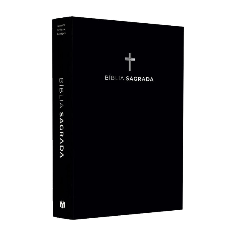 Bíblia Sagrada Pequena | ARC | Capa Brochura Cruz Preta