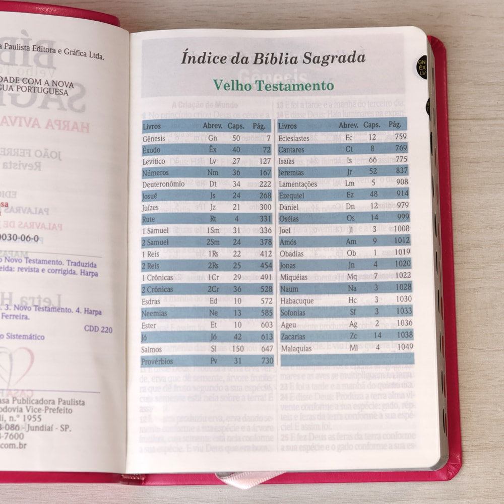 Bíblia Sagrada | Letra Hipergigante | ARC | Harpa Avivada e Corinhos | Capa PU Luxo Floral Dália Pin