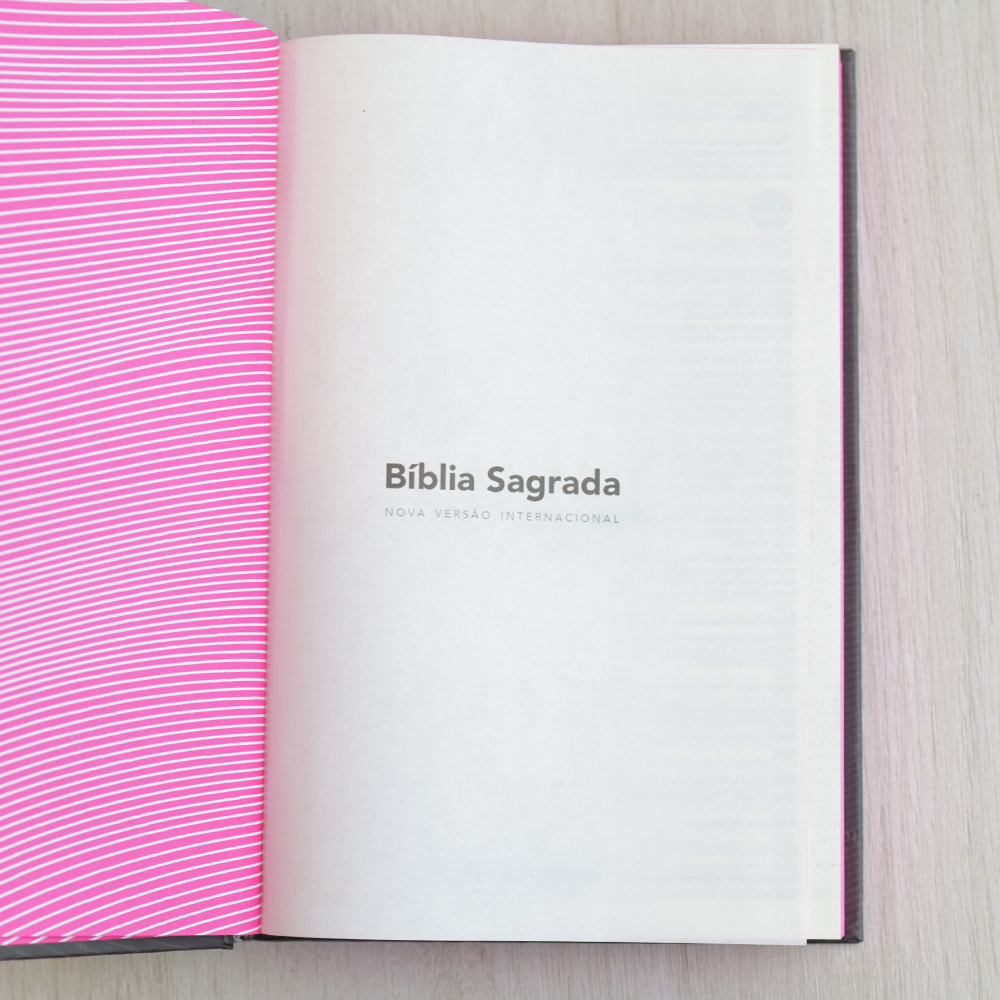 Bíblia Sagrada | NVI | Neon Rosa| Capa Dura