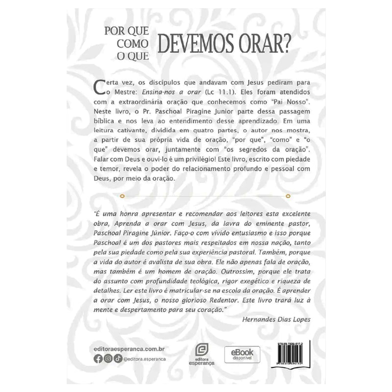Aprenda a Orar Com Jesus | Paschoal Piragine Junior