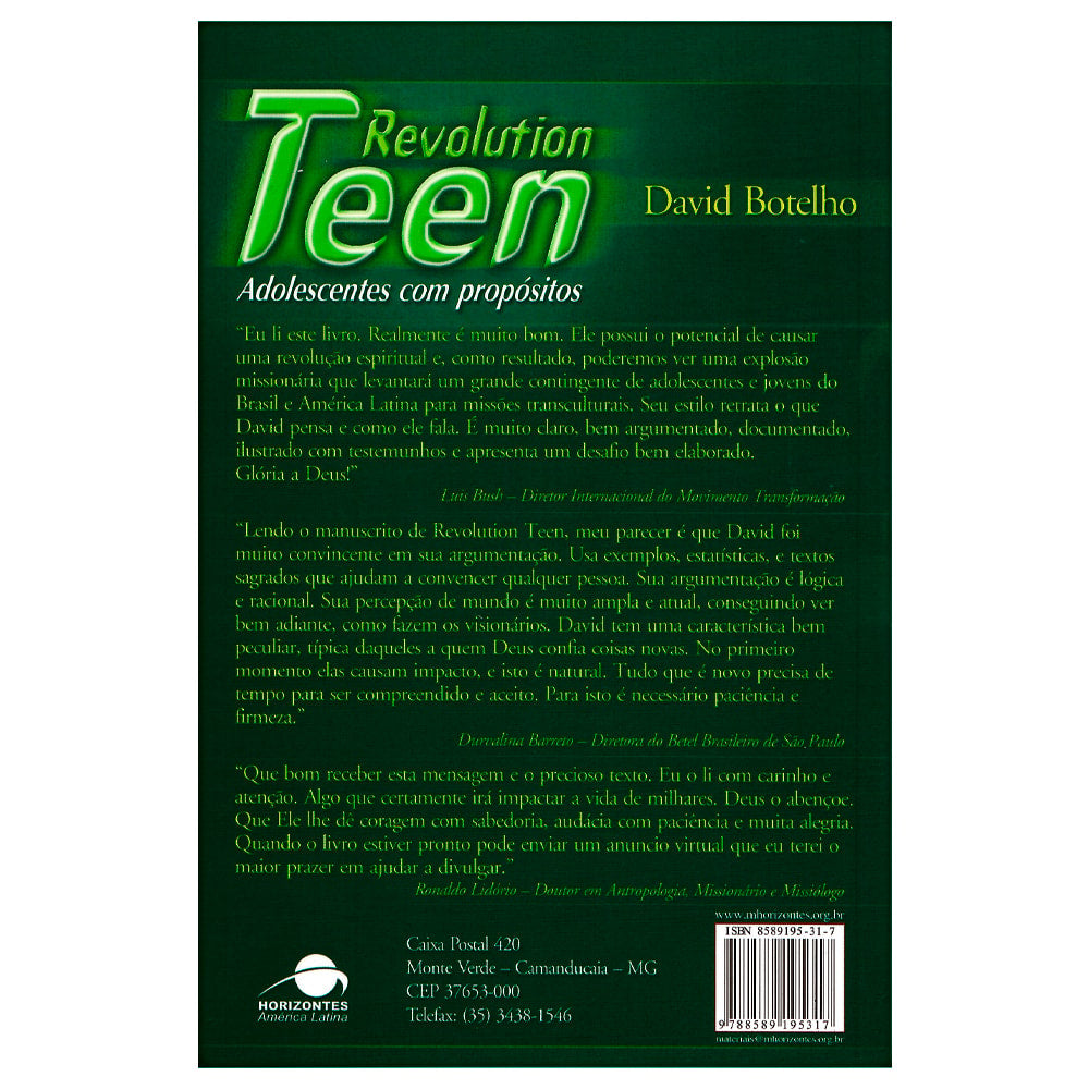 Revolution Teen | David Botelho