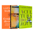 Kit Vida de Consagração, 3 livros de Luciano Subirá e Mahesh Chavda, capas em laranja e verde. — Plenitude