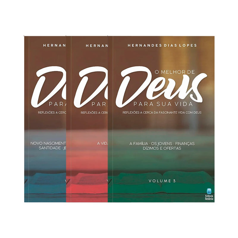 Kit O Melhor de Deus Para Sua Vida - Hernandes Dias Lopes