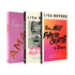 Kit Força e Identidade: A Mulher Segundo o Coração de Deus: Três livros de Lisa Bevere, capas rosa, preta e laranja. — Plenitude
