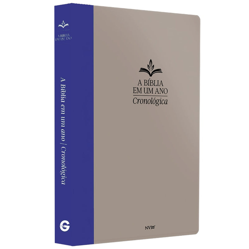 A Bíblia Em Um Ano | Cronológica | NVI | Capa Dura Cinza