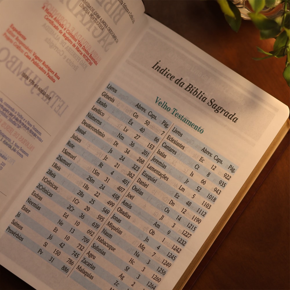 Bíblia Sagrada | Letra Jumbo | ARC | Harpa Avivada e Corinhos | Capa PU Luxo Arabesco Bordo