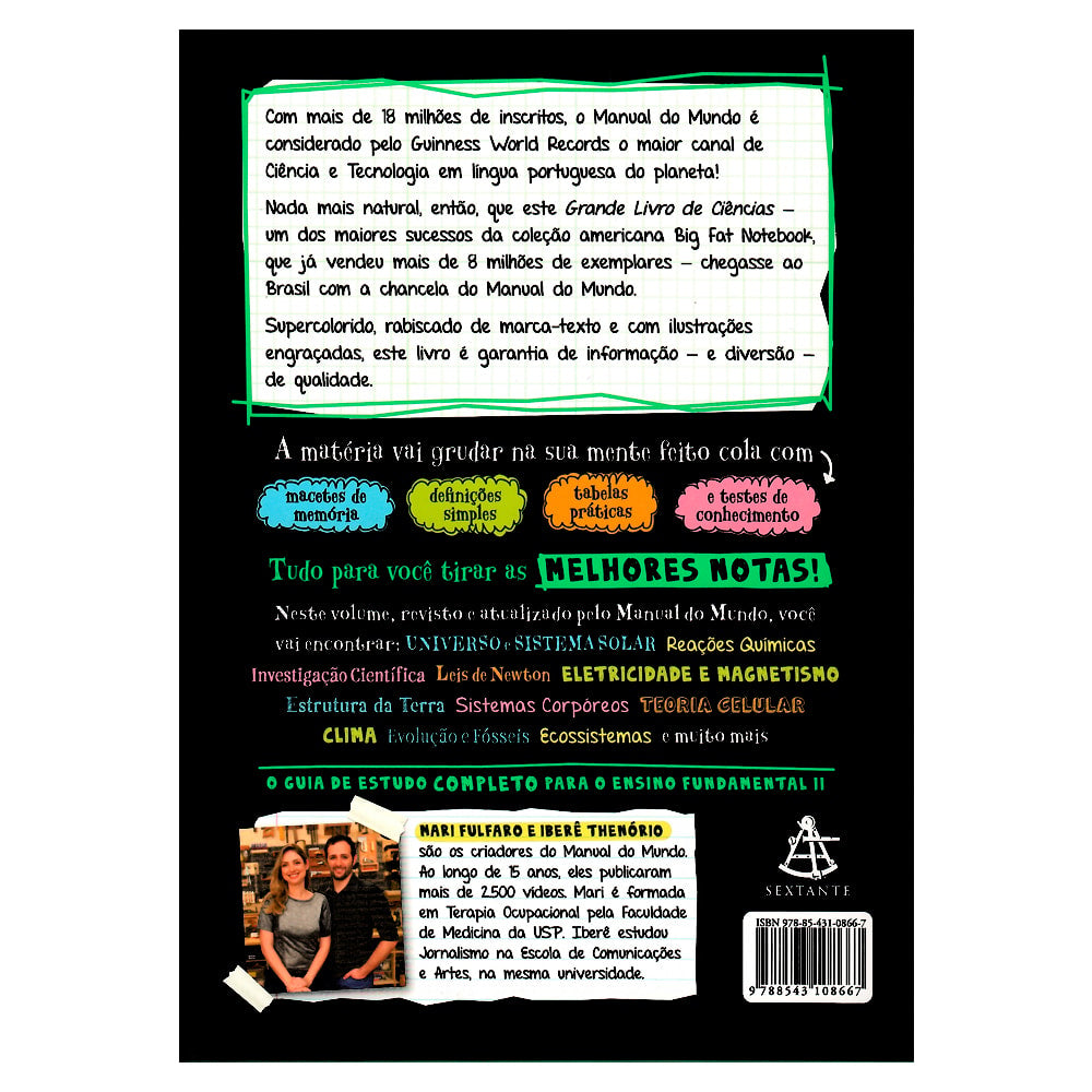 Grande Livro de Ciências do Manual do Mundo