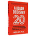 Livro A Idade Decisiva 20, capa vermelha com título em branco e ícones coloridos. — Plenitude