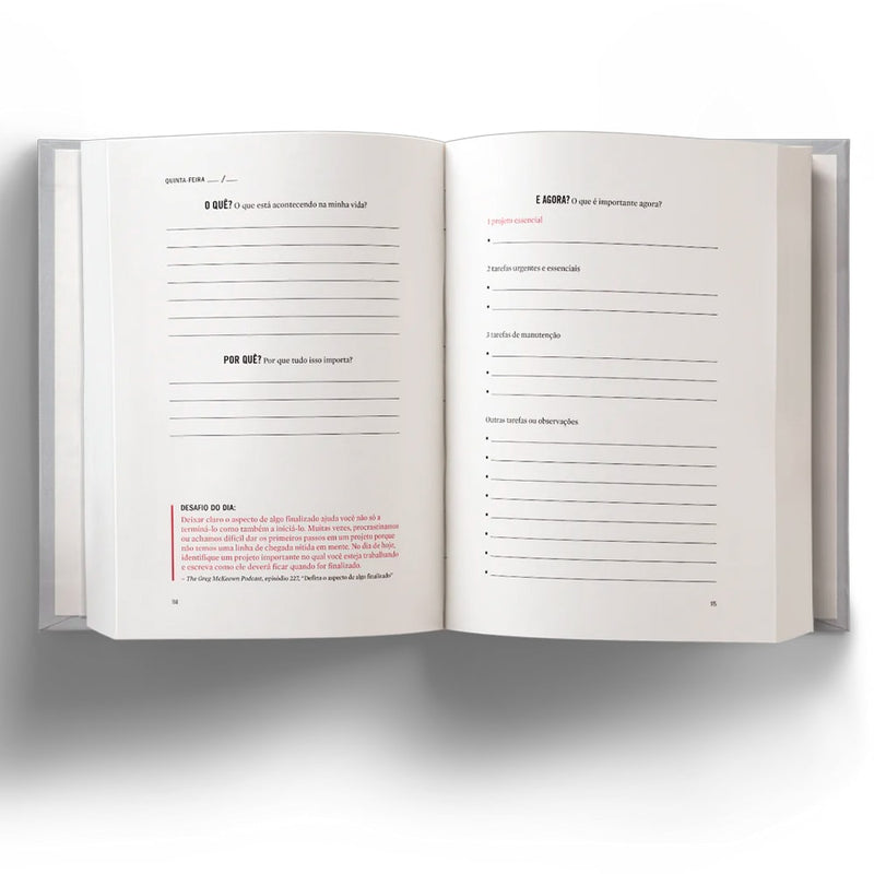 Planner do Essencialismo | Greg Mckeown
