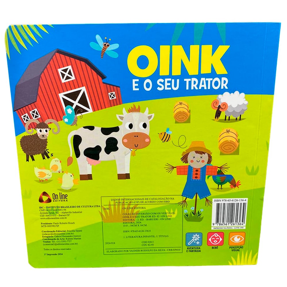 Coleção Diversão Com os Veículos | Oink e o Seu Trator