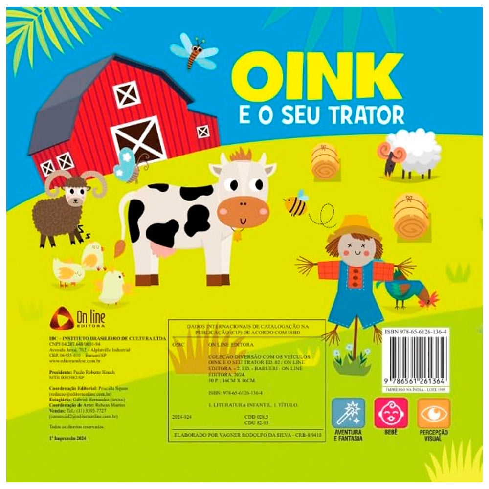 Coleção Diversão Com os Veículos | Oink e o Seu Trator