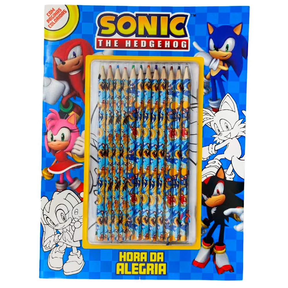 Sonic The Hedgehog | Hora da Alegria | Atividades e Desenhos Para Colorir