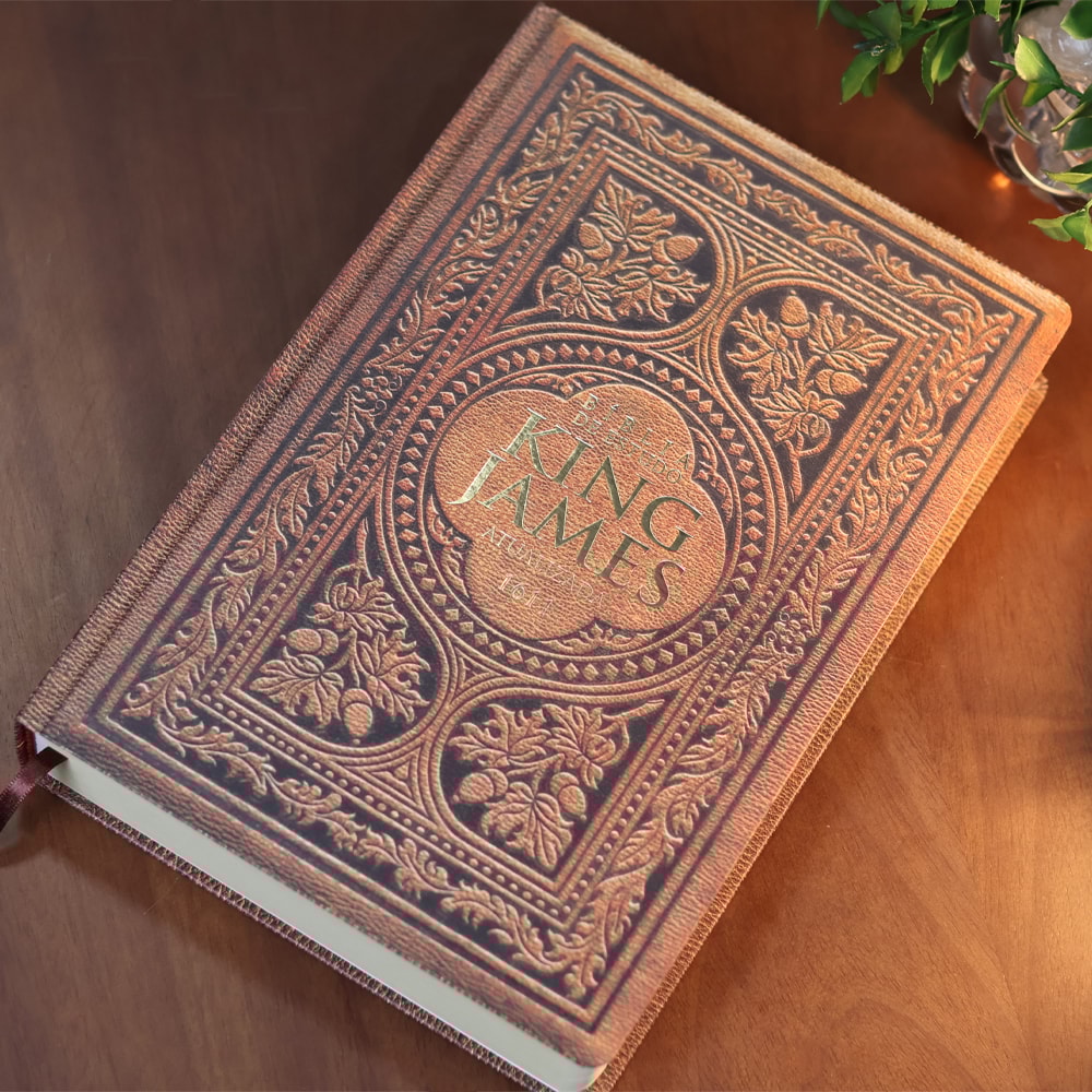 Bíblia de Estudo King James |  Atualizada |  Full Collor | Capa Dura | Vintage