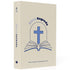 Bíblia Sagrada NTLH, capa brochura bege com cruz azul e livro aberto. — Plenitude