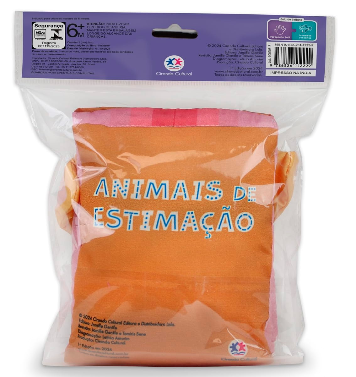 Animais de Estimação | Livro de Pano