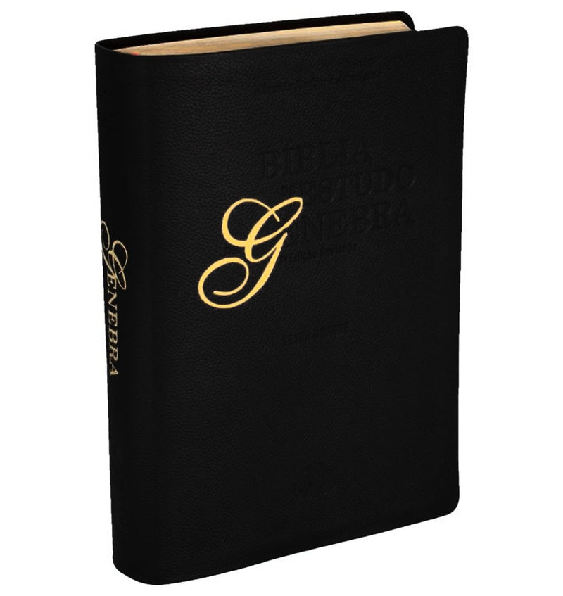 Bíblia de Estudo de Genebra | Letra Grande | Couro Legítimo