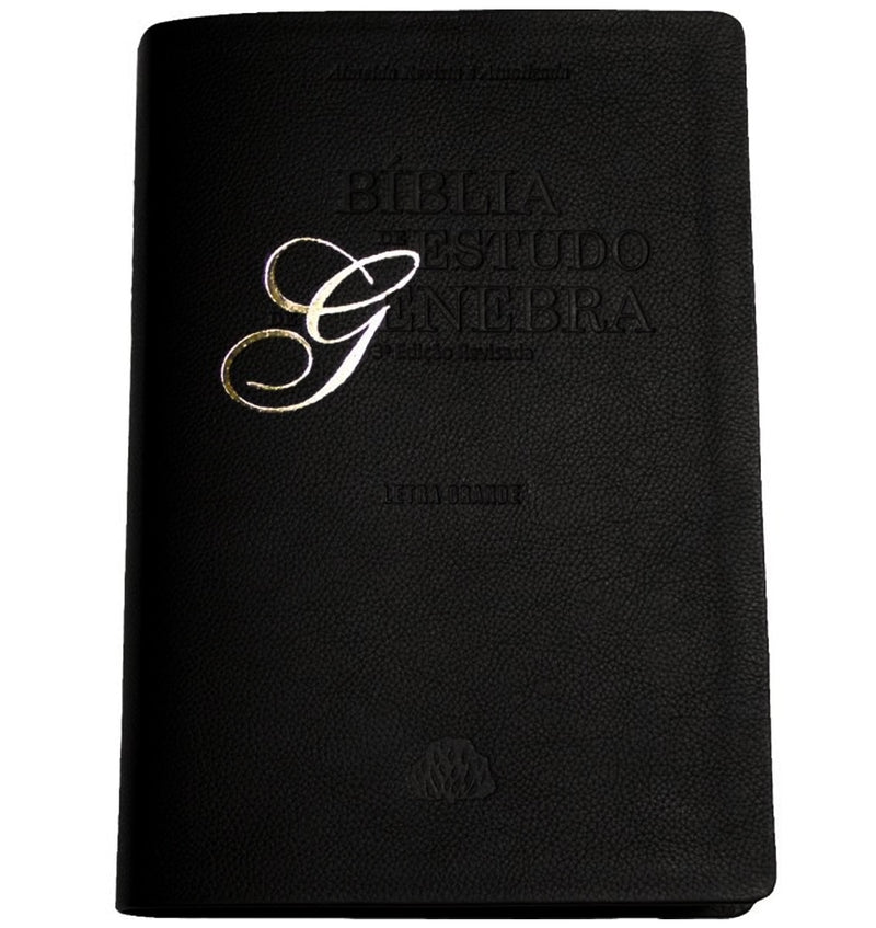 Bíblia de Estudo de Genebra | Letra Grande | Couro Legítimo