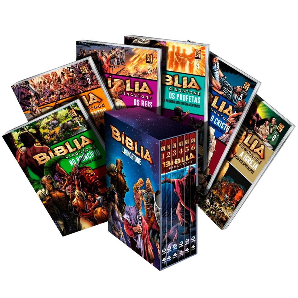 Bíblia Kingstone |  Box com 6 Volumes