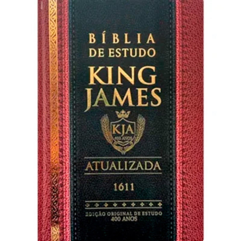 Bíblia de Estudo King James Atualizada | Hipergigante |  Full Collor | Capa Dura
