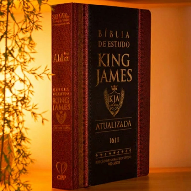 Bíblia de Estudo King James Atualizada | Hipergigante |  Full Collor | Capa Dura
