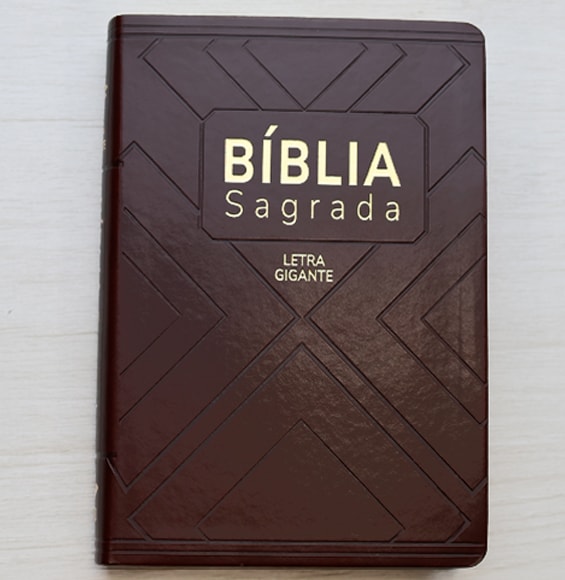 Bíblia Sagrada | NAA | Letra Gigante | Marrom | Com Índice