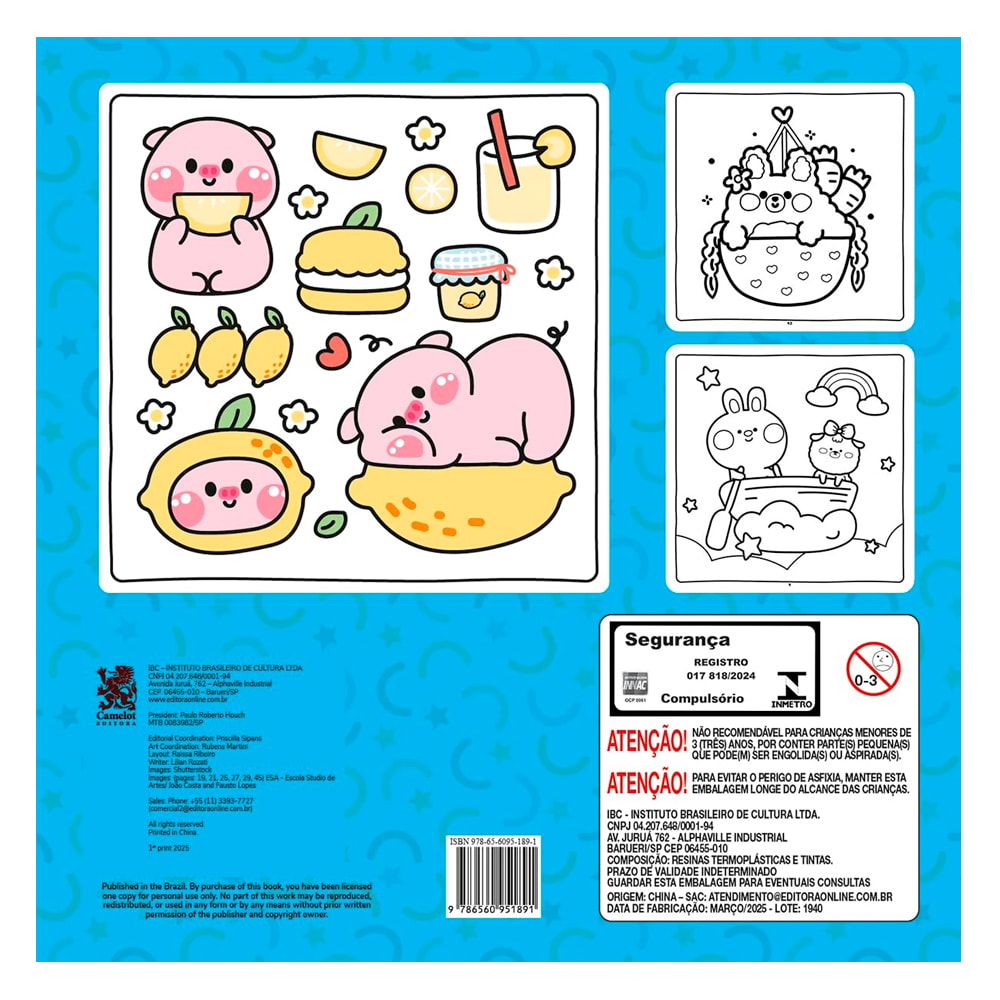 Cute e Comfy | Coloring Book for Adults 2 | Bold Easy | Edição Especial