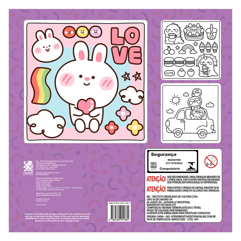 Cute e Comfy | Coloring Book for Adults 3 | Bold Easy | Edição Especial