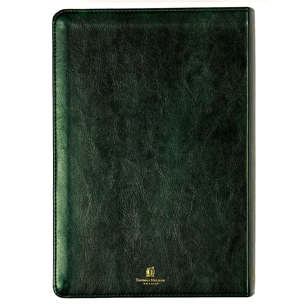 Bíblia C. S. Lewis | NAA | Couro-Soft Verde| Leitura Perfeita