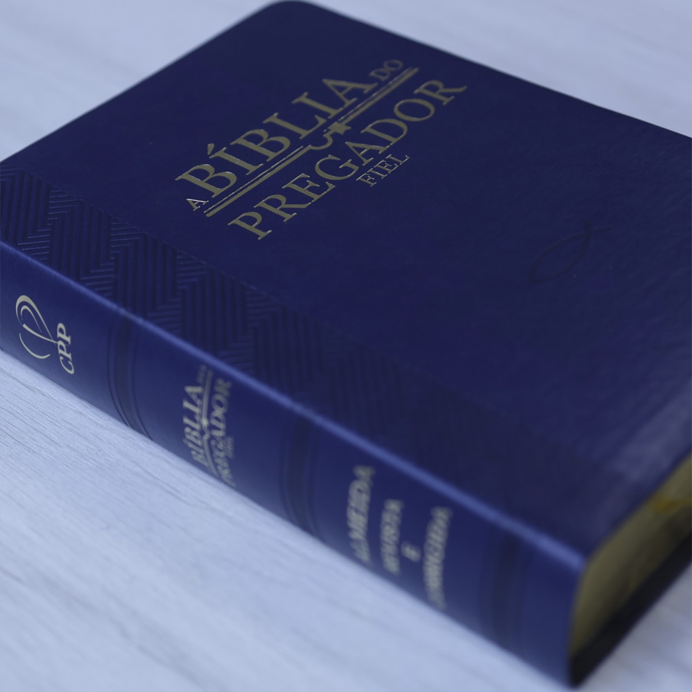 Bíblia do Pregador Fiel | Full Color | ARC | Capa Luxo Azul