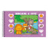 Livro de Colorir Biblical and Cute, capa violeta com Jesus, leão, raposa e capivara. — Plenitude