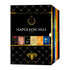 Kit Napoleon Hill Diamantes De Bolso, caixa preta com livros de capa preta e dourada. — Plenitude