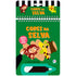 Aquabook Cores na Selva, livro para colorir com água, capa verde com macaco e girafa. — Plenitude